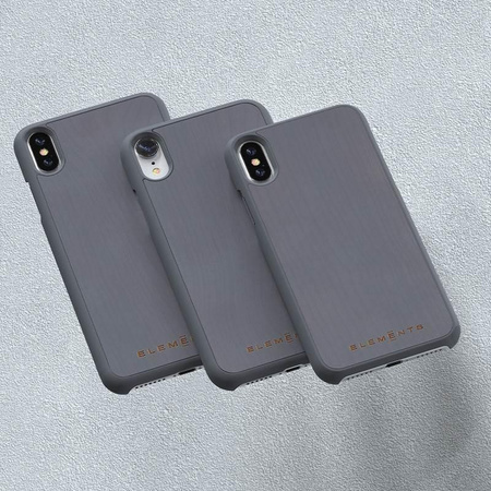 Nordic Elements Original Gefion - Coque en bois pour iPhone XR (Gris moyen)