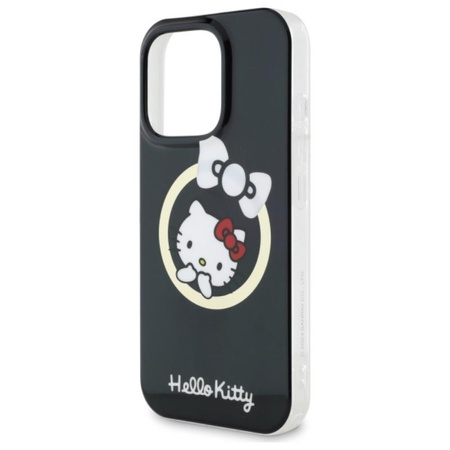 Hello Kitty IML Fun Bow MagSafe - pouzdro pro iPhone 16 Pro Max (černé)