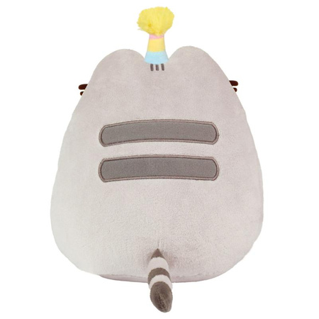 Pusheen - Plyšový maskot s narozeninovou čepicí a dortem 24 cm