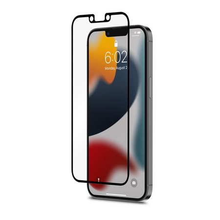Moshi iVisor AG - Matowa folia ochronna na ekran iPhone 13 / iPhone 13 Pro (czarna ramka)