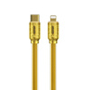 WEKOME WDC-163 Sakin Series - Câble de connexion USB-C vers Lightning PD 20W 1 m (Gold)
