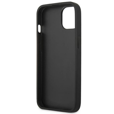 Guess Saffiano 4G Big Silver Logo - iPhone 13 tok (kék)