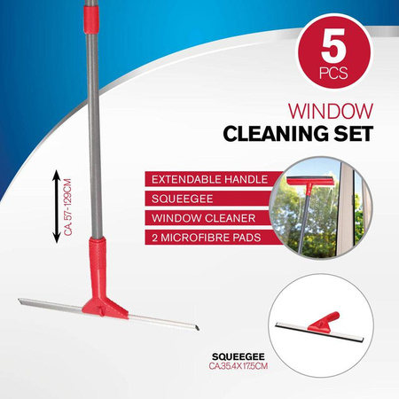 Dirt Devil - Kit de nettoyage de vitres 5 pièces