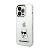 Karl Lagerfeld Choupette Body - iPhone 14 Pro Max Case (transparent)