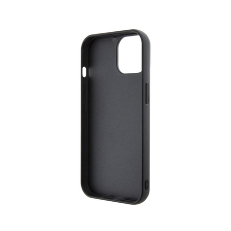 Karl Lagerfeld 3D Rubber Multi Logo - Coque iPhone 15 (noir)