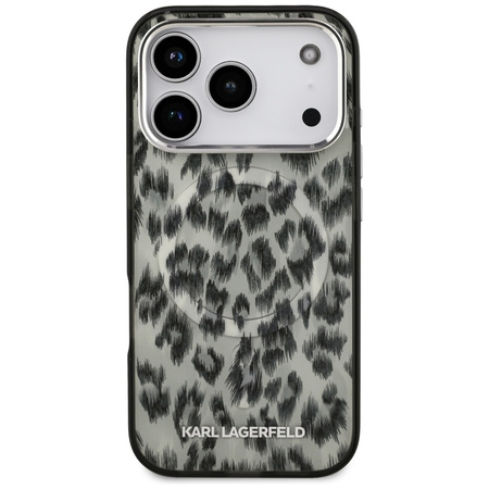 Karl Lagerfeld IML Leopard Pattern MagSafe - Case for iPhone 17 Pro (brown)