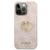 Guess 4G Ring tok - iPhone 13 Pro tok (rózsaszín)