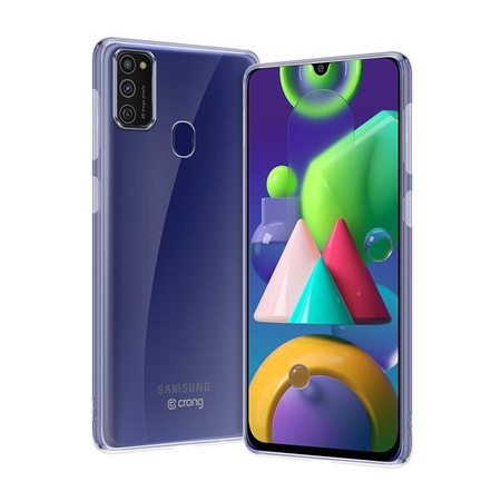 Crong Crystal Slim Hülle - Samsung Galaxy M21 Gehäuse (Transparent)