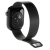 Puro Milanese Magnetic Band - Bracelet en acier inoxydable pour Apple Watch 38/40/41/42 mm (noir)
