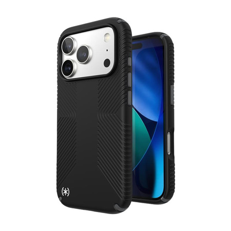 Speck Presidio2 Grip MagSafe - iPhone 17 Pro Tasche (Schwarz / Schiefergrau / Weiß)