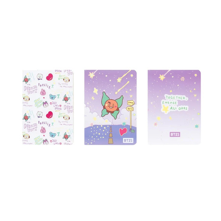 BT21 - Set of A6 SHOOKY notebooks (3 pieces)