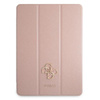 Guess Saffiano 4G Big Metal Logo - iPad Pro 12.9" 2021 Case (pink)