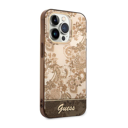 Guess Porcelain Collection - iPhone 14 Pro Case (ochre)