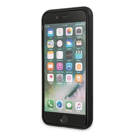 Guess 4G Bottom Stripe Kollektion - Tasche iPhone SE 2020 / 8 / 7 (grau)