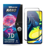 Crong 7D Nano Flexible Glass - 9H hibrid üveg a Samsung Galaxy A80 / A90 teljes képernyőjére