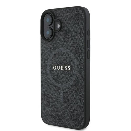 Guess 4G Ring Classic Logo MagSafe - pouzdro pro iPhone 16 Plus (černé)