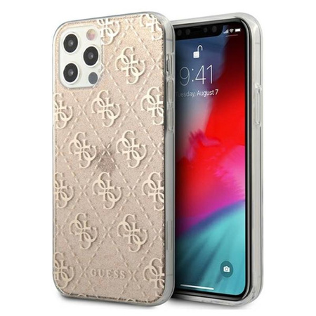Guess 4G Glitter - iPhone 12 Pro Max Case (Gold)