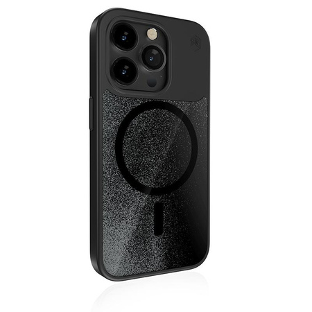 STM Relax Sand MagSafe - iPhone 15 Pro Case (Black / Grey)