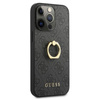 Pouzdro Guess 4G Ring - iPhone 13 Pro Case (šedé)