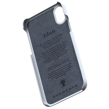 Nordic Elements Original Idun - Materialhülle iPhone Xs / X (Hellgrau)