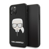 Karl Lagerfeld Iconic Embossed Glitter Case - iPhone 11 Pro Tasche (Schwarz)