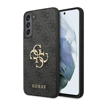 Guess 4G Big Metal Logo - pouzdro pro Samsung Galaxy S23+ (šedé)