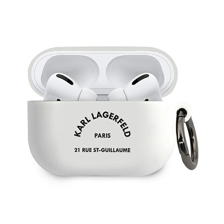 Karl Lagerfeld Silikonové pouzdro RSG - AirPods Pro (bílé)