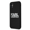 Karl Lagerfeld Silikon Stack Logo - iPhone 11 Hülle (schwarz)