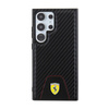 Ferrari Carbon Stitched Bottom - pouzdro pro Samsung Galaxy S24 Ultra (černé)