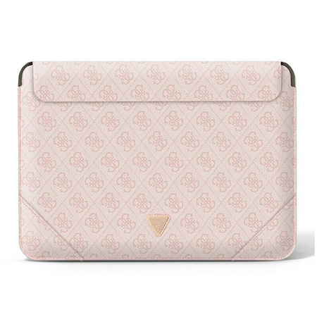 Guess 4G Uptown Triangle Logo Sleeve - pouzdro na 13" / 14" notebook (růžové)