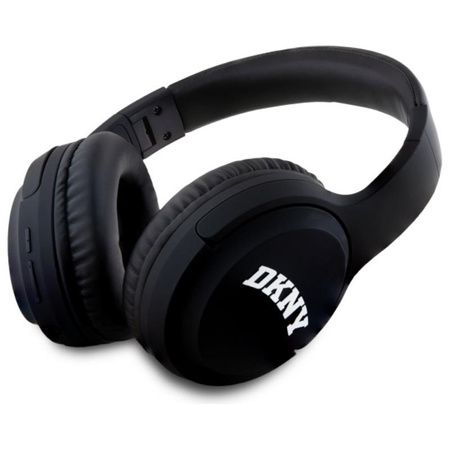 DKNY Arch Logo - Bezdrátová náhlavní sluchátka Bluetooth V5.3 (černá)