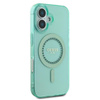 Pouzdro Guess IML Rhinestones MagSafe - iPhone 16 Plus (zelené)
