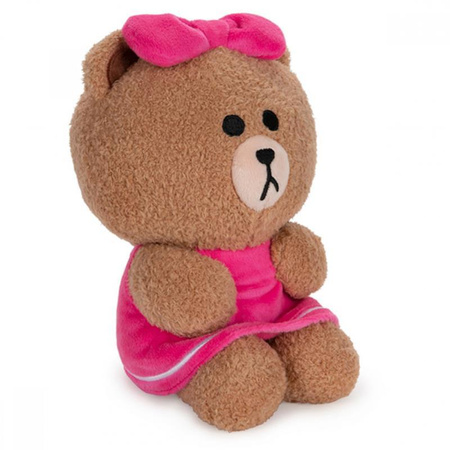 Line Friends - Plyšový maskot 17 cm CHOCO sedící medvídek