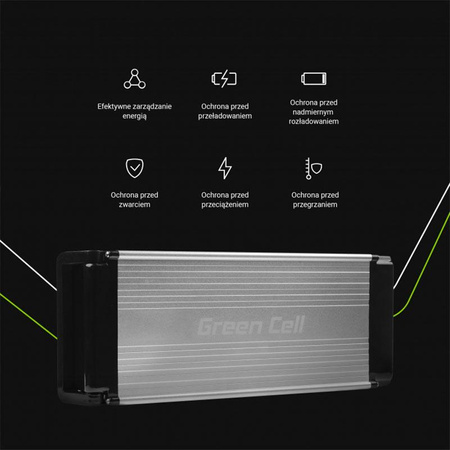 Green Cell - 15Ah (540Wh) battery for 36V E-Bike