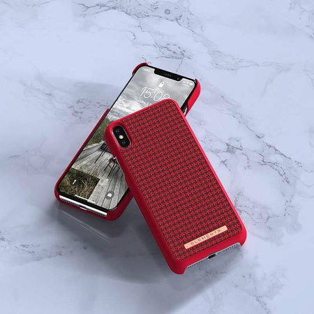 Nordic Elements Saeson Idun - Materiálové pouzdro pro iPhone Xs Max (červené)