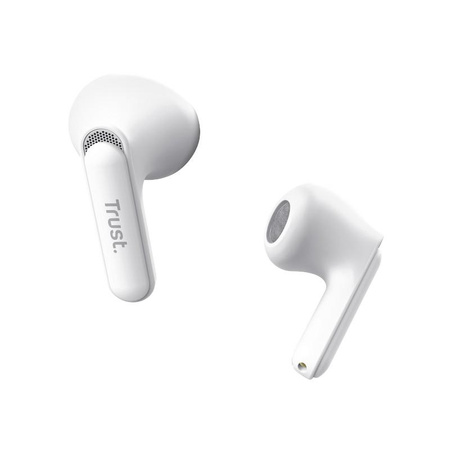 Trust Yavi - TWS Bluetooth Wireless In-Ear Headphones with Charging Case & ENC (White)