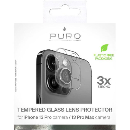 Puro Tempered Glass Camera Lens Protector - Protective glass for iPhone 13 Pro / iPhone 13 Pro Max camera