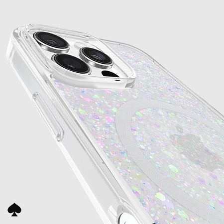 Kate Spade New York Protective MagSafe - Hülle für iPhone 16 Pro Max (Chunky Glitter)