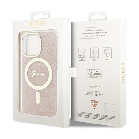 Guess 4G MagSafe - iPhone 13 Pro Case (Pink)