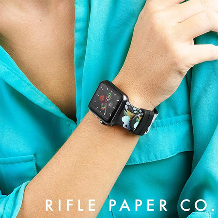 Rifle Paper Band - Pasek do Apple Watch 38/40/41 mm (Garden Party Blue)