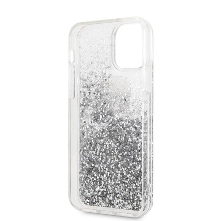 Karl Lagerfeld Flüssig-Glitzer-Herzen - iPhone 11 Pro Max Hülle