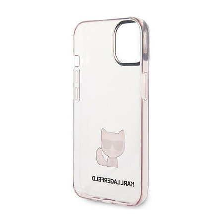 Karl Lagerfeld Choupette Body - iPhone 14 Tasche (rosa)