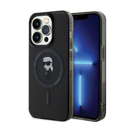 Karl Lagerfeld IML Ikonik MagSafe - iPhone 14 Pro Max tok (fekete)