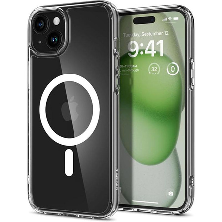 Spigen Ultra Hybrid MagSafe - Hülle für iPhone 15 Plus (Weiß)