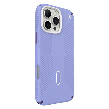 Speck Presidio2 Grip ClickLock & MagSafe - iPhone 16 Pro Max Hülle (Future Lavender / Cassis Purple / Weiß)