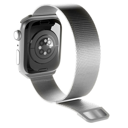 Puro Milanese Magnetic Band - Bracelet en acier inoxydable pour Apple Watch 38/40/41 mm (argent)