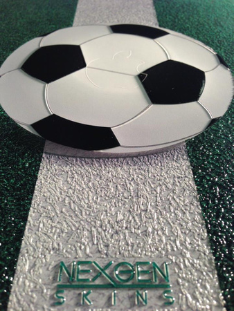 Nexgen Skins - iPad 2/3/4 3D hatású tok skin szett (Soccer Field 3D)