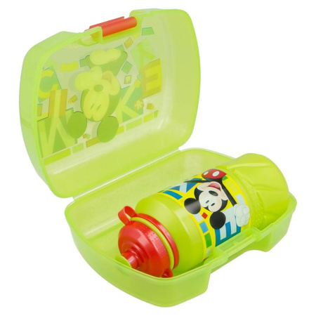 Mickey Mouse - Reggeli / uzsonnás doboz készlet + 420 ml-es bidon