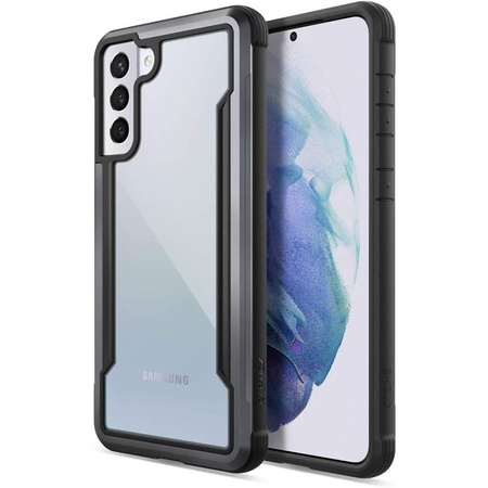 X-Doria Raptic Shield - Etui aluminiowe Samsung Galaxy S21+ (Antimicrobial protection) (Black)
