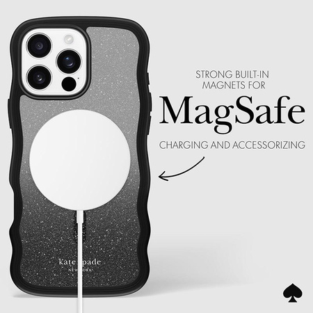 Kate Spade New York Wavy MagSafe - iPhone 16 Pro tok (Nightfall)